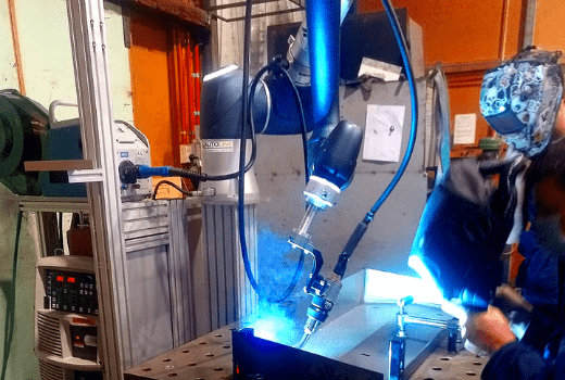Collaborative robotic welding solution for fire manufacturer