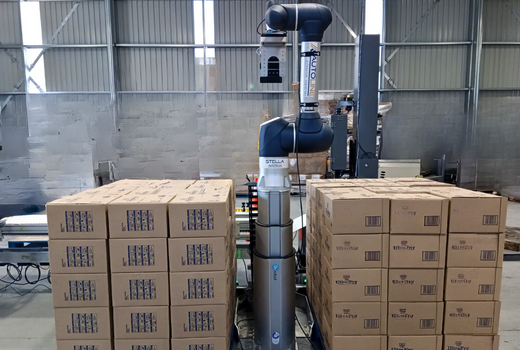 Cobot Palletising Solution For Food Industry