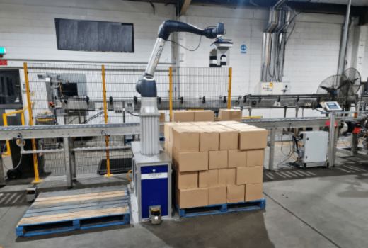 Collaborative Robot Palletising For Brewery
